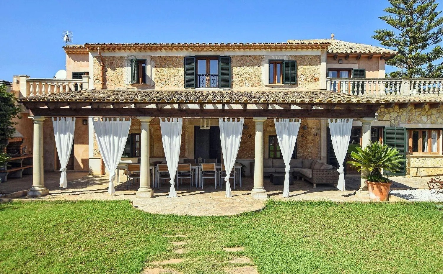 펜션 Ferienhaus Costitx Mit Pool Und Internet Fuer 12 Personen